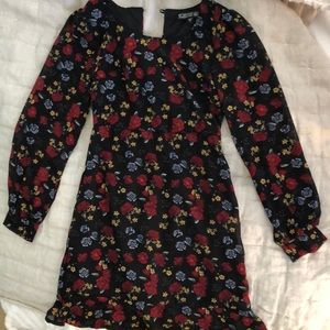 super cute flower dress perfect for a night out